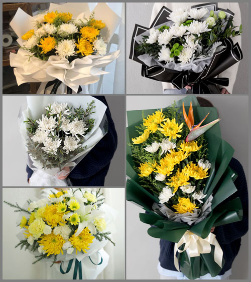河南南阳卧龙区青华镇民金营村白事花束代送